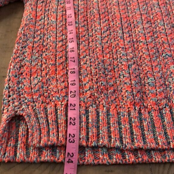 Eye catching Maison Scotch Multicolor Zip Sleeve Cotton Blend Sweater. - Picture 14 of 16